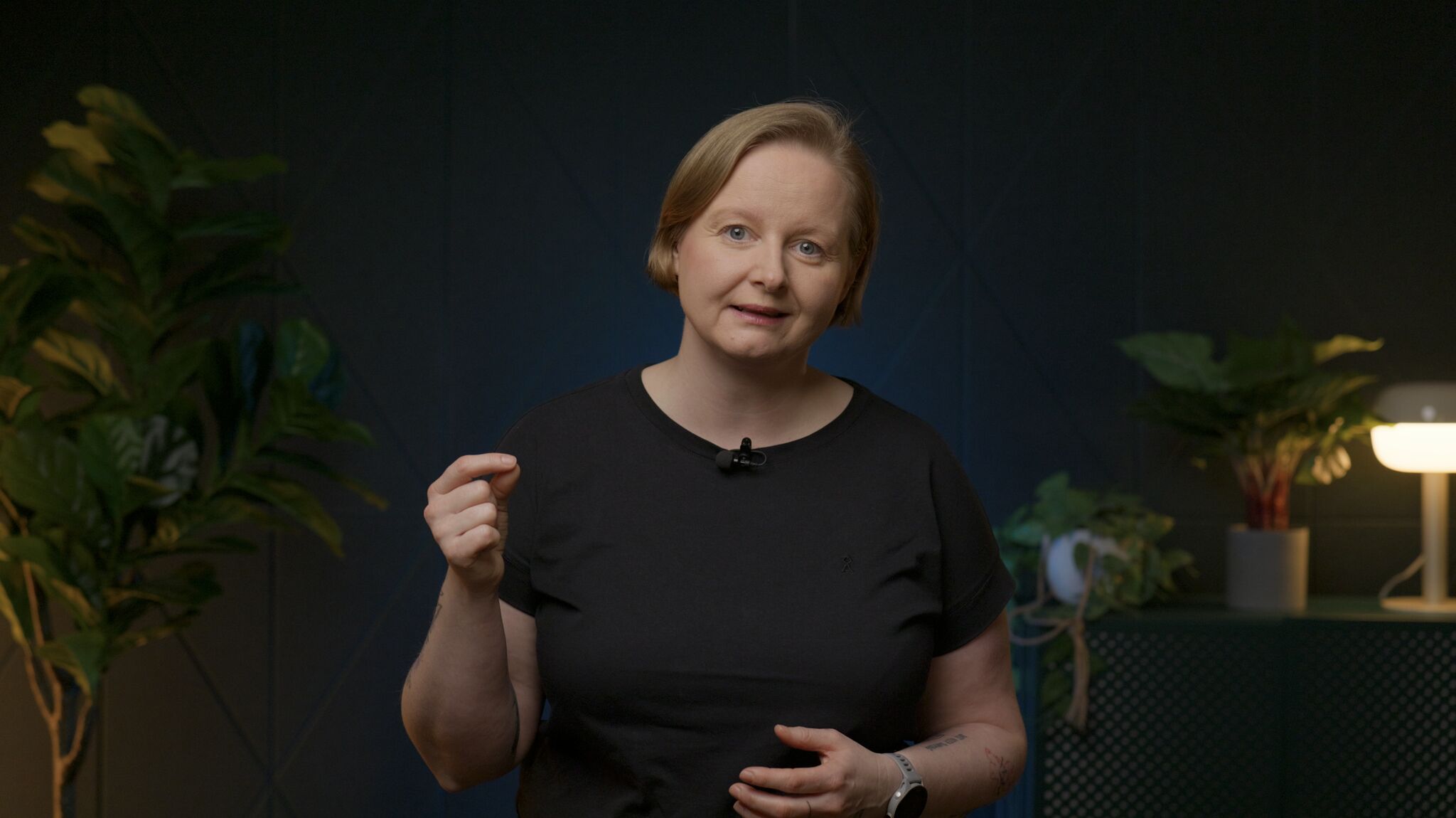 Eliška Martynková při výuce